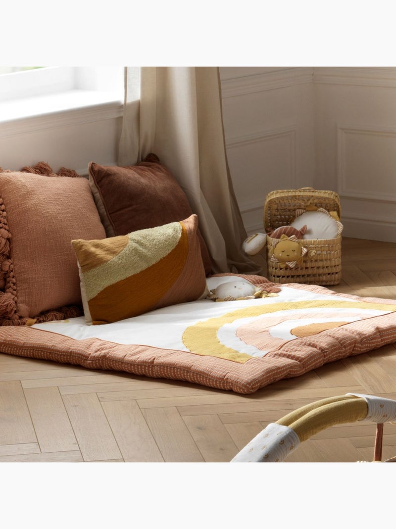 Alfombra grande de terciopelo - SAUTHON Blanco - Kiabi