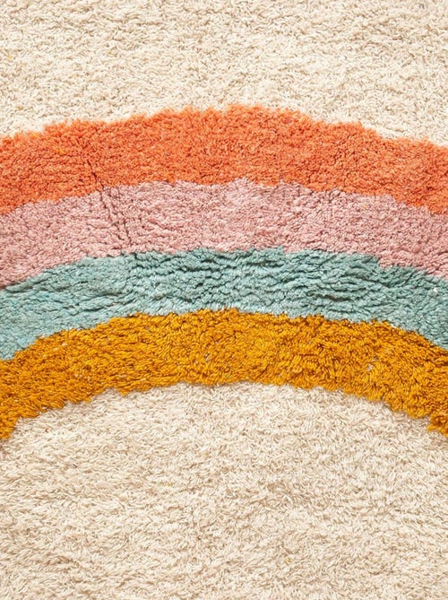 Alfombra infantil arco iris - Kiabi