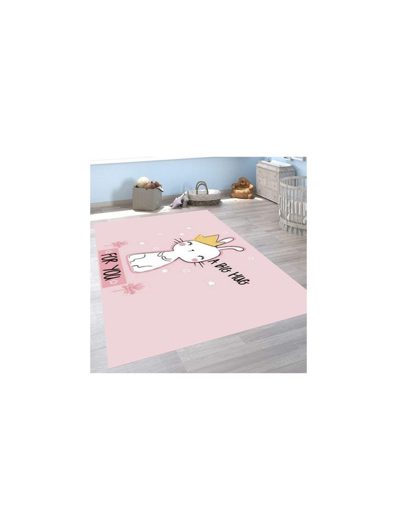 Alfombra infantil Calin Rosa - Kiabi