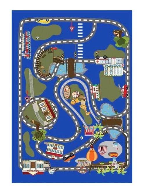 Alfombra infantil circuito de coches - Kiabi