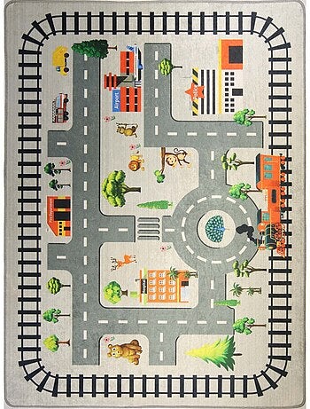Alfombra infantil circuito de coches