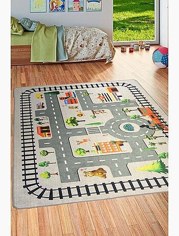 Alfombra infantil circuito de coches