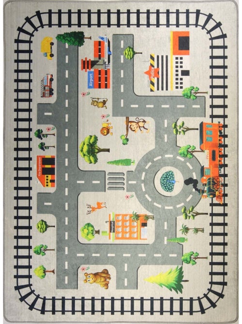 Alfombra infantil circuito de coches - Kiabi Alfombra infantil circuito de coches - Kiabi