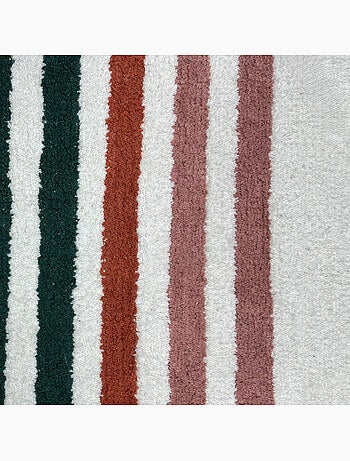Alfombra infantil con rayas verticales de algodón 50 x 80 cm – Guy Levasseur