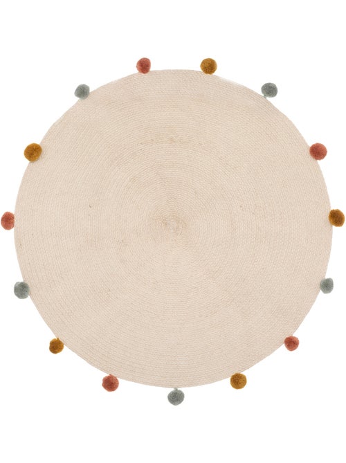 Alfombra infantil harlequin beige d90cm - Kiabi