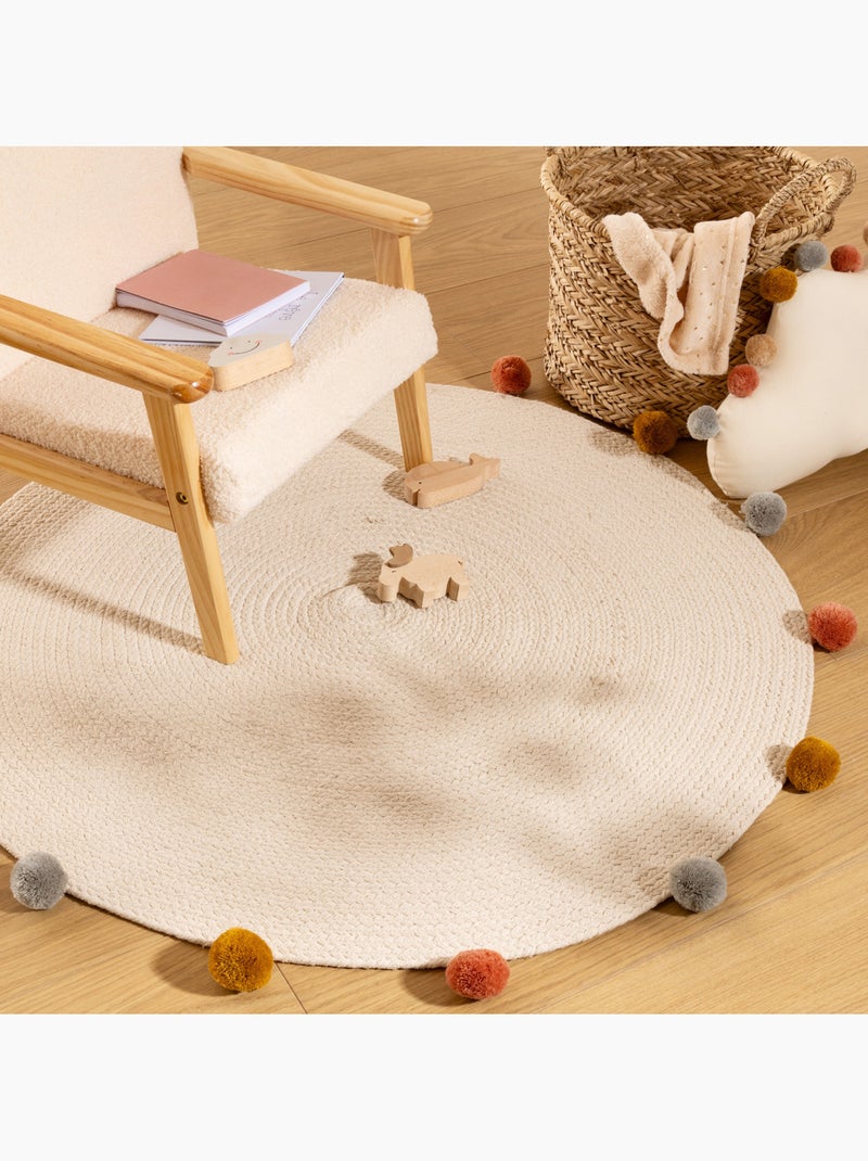 Alfombra infantil harlequin beige d90cm Beige - Kiabi
