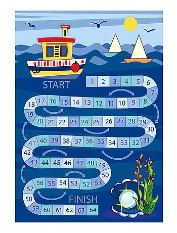 Alfombra infantil Juego Marino