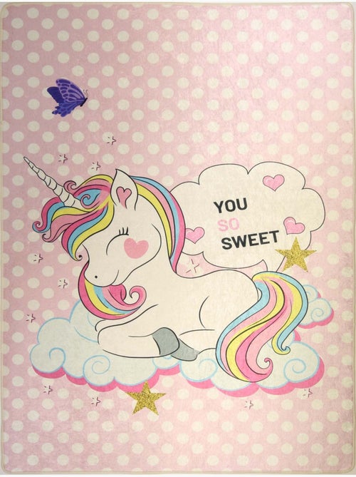Alfombra infantil LICORNE SWEET - Kiabi