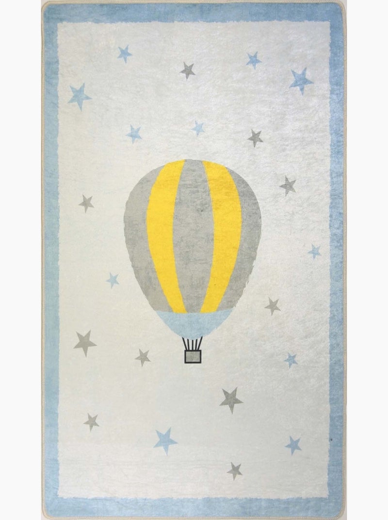 Alfombra infantil MONGOLFIERE Azul - Kiabi
