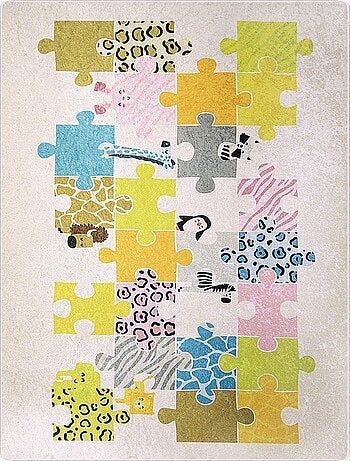 Alfombra infantil Puzzle