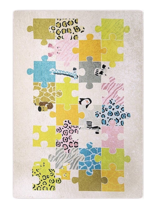 Alfombra infantil Puzzle - Kiabi