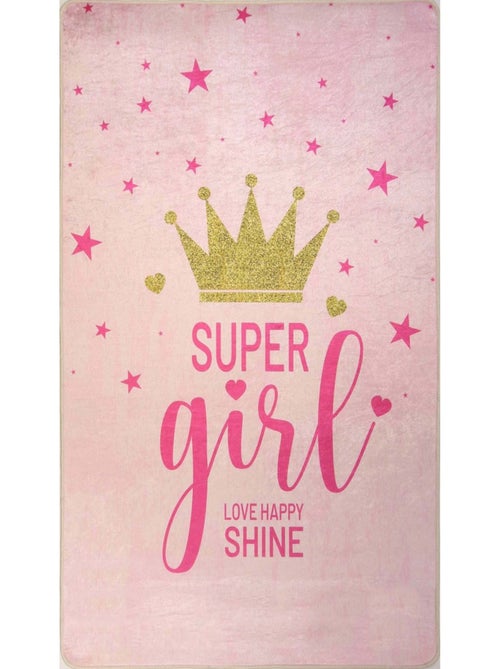 Alfombra infantil SUPER GIRLS - Kiabi Alfombra infantil SUPER GIRLS - Kiabi