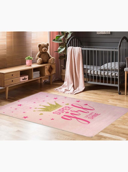 Alfombra infantil SUPER GIRLS - Kiabi Alfombra infantil SUPER GIRLS - Kiabi