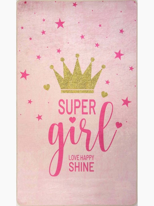 Alfombra infantil SUPER GIRLS - Kiabi Alfombra infantil SUPER GIRLS - Kiabi
