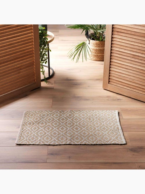 Alfombra Lázaro Tejida con Rombos - Kiabi