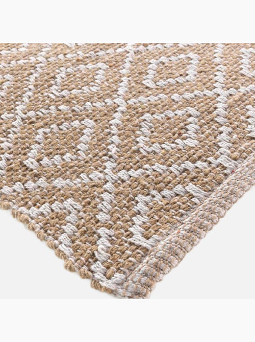 Alfombra Lazaro Woven Losange - Kiabi