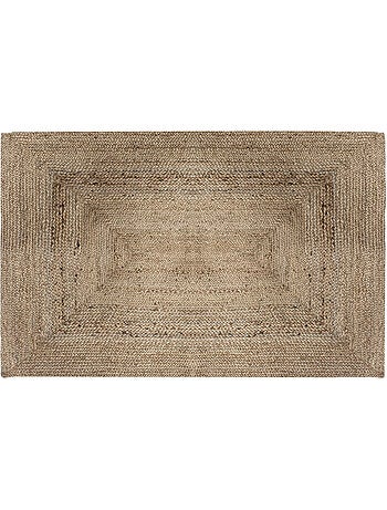 Alfombra natura de yute beige 120x170cm