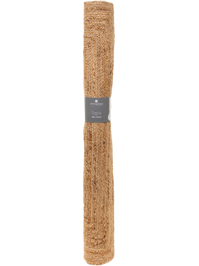 Alfombra natura de yute beige 120x170cm Verdín - Kiabi