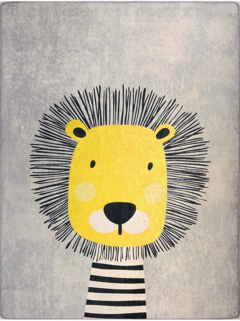 Alfombra para habitación infantil Gris - Kiabi