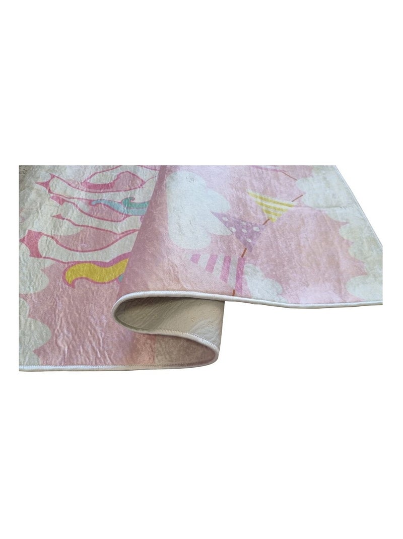 Alfombra para habitación infantil Rosa - Kiabi