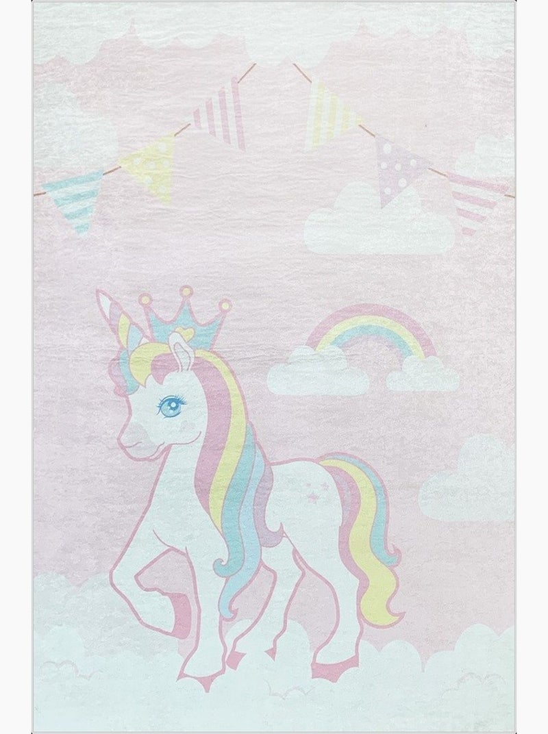 Alfombra para habitación infantil Rosa - Kiabi