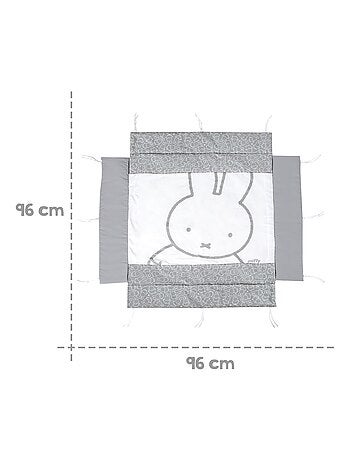 Alfombra para parque con bordes estampado conejo miffy - ROBA