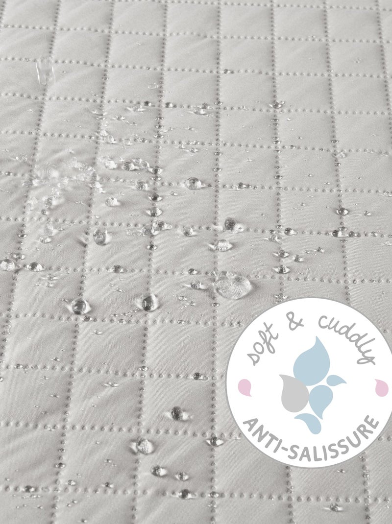Alfombra para parque infantil rectangular con bordes - repelente - 'Roba roba Style' Gris - Kiabi