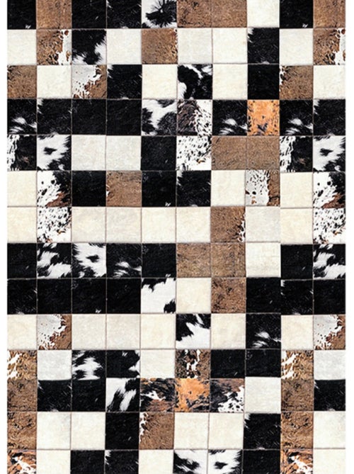 Alfombra patchwork CUBE - Kiabi