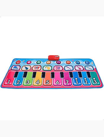 Alfombra piano multicolor interactiva 10 teclas bontempi