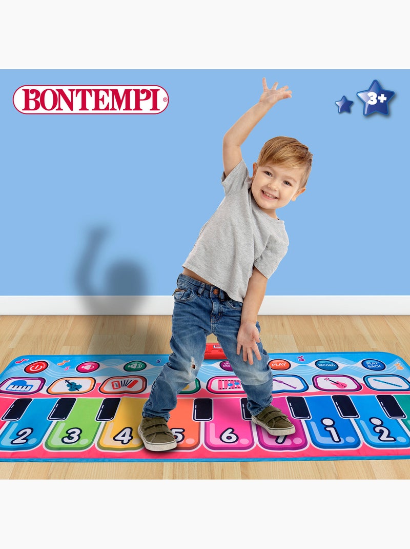 Alfombra piano multicolor interactiva 10 teclas bontempi N/D - Kiabi