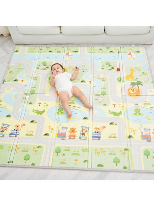 Alfombra plegable bebés, reversible e impermeable, espuma - 180 x 150 x 1 - ROAD | SUPERBE BEBE - Kiabi Alfombra plegable bebés, reversible e impermeable, espuma - 180 x 150 x 1 - ROAD | SUPERBE BEBE - Kiabi