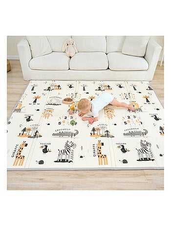 Alfombra plegable bebés, reversible e impermeable, espuma 180 x 150 x 1 CASTLE| SUPERBE BEBE