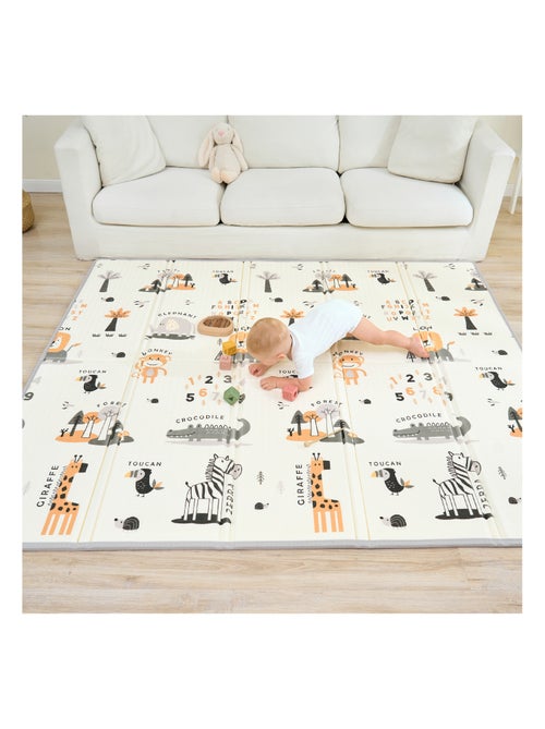 Alfombra plegable bebés, reversible e impermeable, espuma - 200 x 180 x 1,5 - BOAT | SUPERBE BEBE - Kiabi Alfombra plegable bebés, reversible e impermeable, espuma - 200 x 180 x 1,5 - BOAT | SUPERBE BEBE - Kiabi