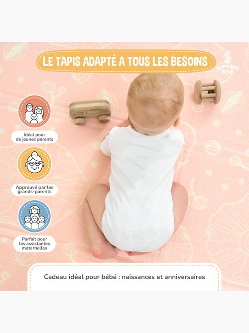 Alfombra plegable bebés, reversible e impermeable, espuma - 200 x 180 x 1,5 - BOAT | SUPERBE BEBE - Kiabi Alfombra plegable bebés, reversible e impermeable, espuma - 200 x 180 x 1,5 - BOAT | SUPERBE BEBE - Kiabi