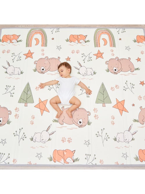 Alfombra plegable bebés, reversible e impermeable, espuma - 200 x 180 x 1,5 - FOX | SUPERBE BEBE - Kiabi Alfombra plegable bebés, reversible e impermeable, espuma - 200 x 180 x 1,5 - FOX | SUPERBE BEBE - Kiabi