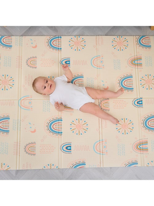 Alfombra plegable bebés, reversible e impermeable, espuma 180 x 120 x 1 NORDIC | SUPERBE BEBE - Kiabi Alfombra plegable bebés, reversible e impermeable, espuma 180 x 120 x 1 NORDIC | SUPERBE BEBE - Kiabi