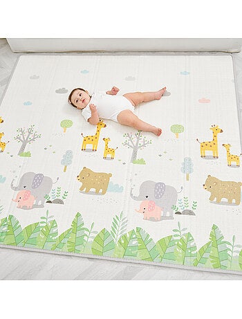 Alfombra plegable bebés, reversible e impermeable, espuma 180 x 150 x 1 CASTLE| SUPERBE BEBE