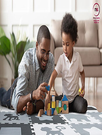 Alfombra puzzle de espuma eva 150x150 cm 16 piezas educativa para bebé y niños antideslizante