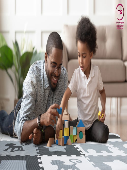 Alfombra puzzle de espuma eva 150x150 cm 16 piezas educativa para bebé y niños antideslizante - Kiabi Alfombra puzzle de espuma eva 150x150 cm 16 piezas educativa para bebé y niños antideslizante - Kiabi