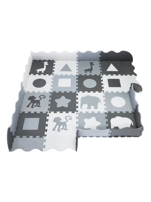 Alfombra puzzle de espuma eva 150x150 cm 16 piezas educativa para bebé y niños antideslizante - Kiabi Alfombra puzzle de espuma eva 150x150 cm 16 piezas educativa para bebé y niños antideslizante - Kiabi