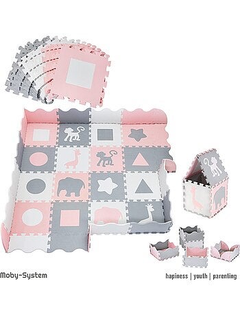 Alfombra puzzle espuma EVA 150x150 cm bebé niños 16 piezas educativa