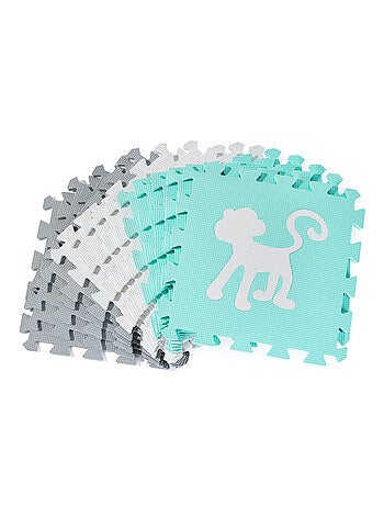 Alfombra puzzle EVA 150x150 cm 16 piezas bebé antideslizante impermeable desde 0 meses