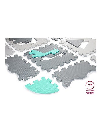 Alfombra puzzle EVA 150x150 cm 16 piezas bebé antideslizante impermeable desde 0 meses