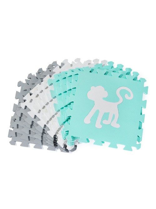 Alfombra puzzle EVA 150x150 cm 16 piezas bebé antideslizante impermeable desde 0 meses - Kiabi