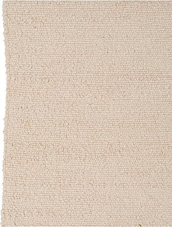 Alfombra rectangular efecto lana