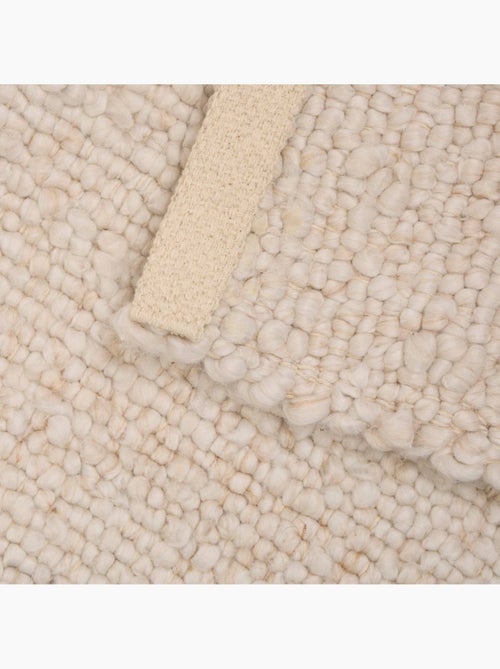 Alfombra rectangular efecto lana - Kiabi