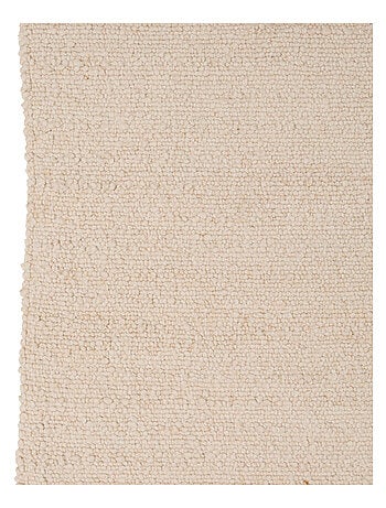 Alfombra rectangular efecto lana