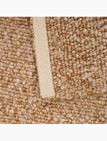 Alfombra rectangular efecto lana