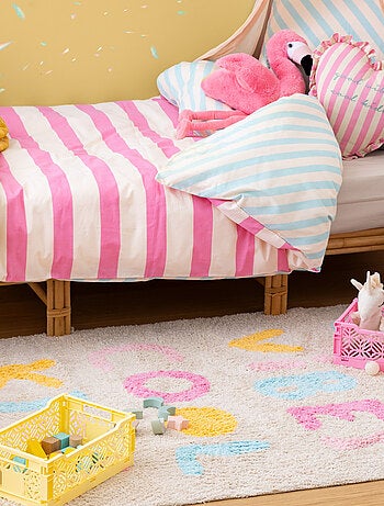 Alfombra rectangular tufted "Good Vibes Cool Kids