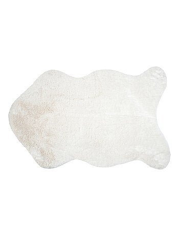 Alfombra suave con forma de piel